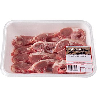 Chuletas de cabrito peso aproximado