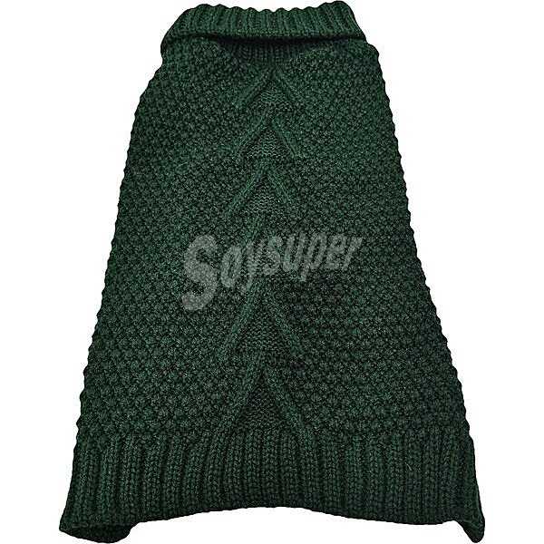 Jersey para perros Tricot verde talla S 25 cm