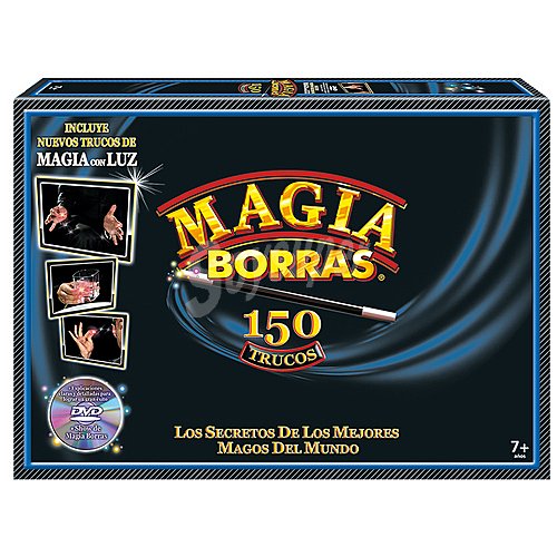 Juego de magia, Magia Borrás con 150 trucos y luz, educa