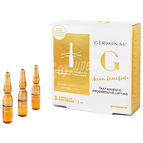 Germinal Sérum antiedad de uso diario con efecto flash germinal Progressive lifting