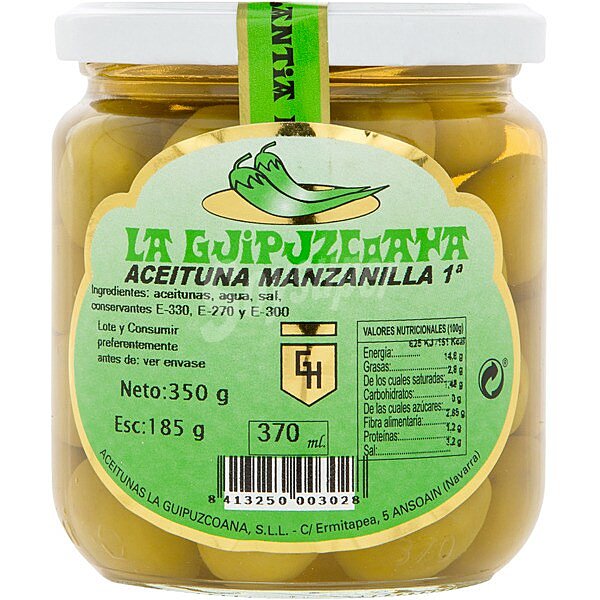 Aceitunas manzanilla