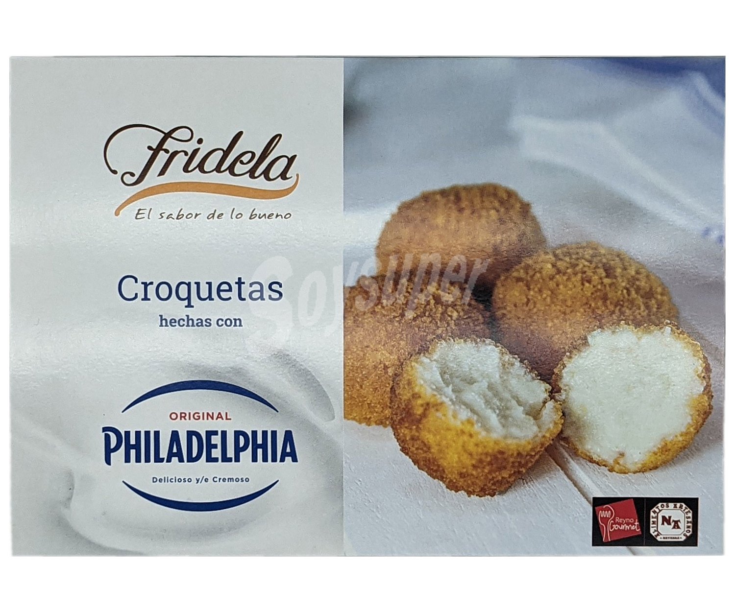 Fridela Croquetas congeladas de cremoso queso Philadelphia fridela