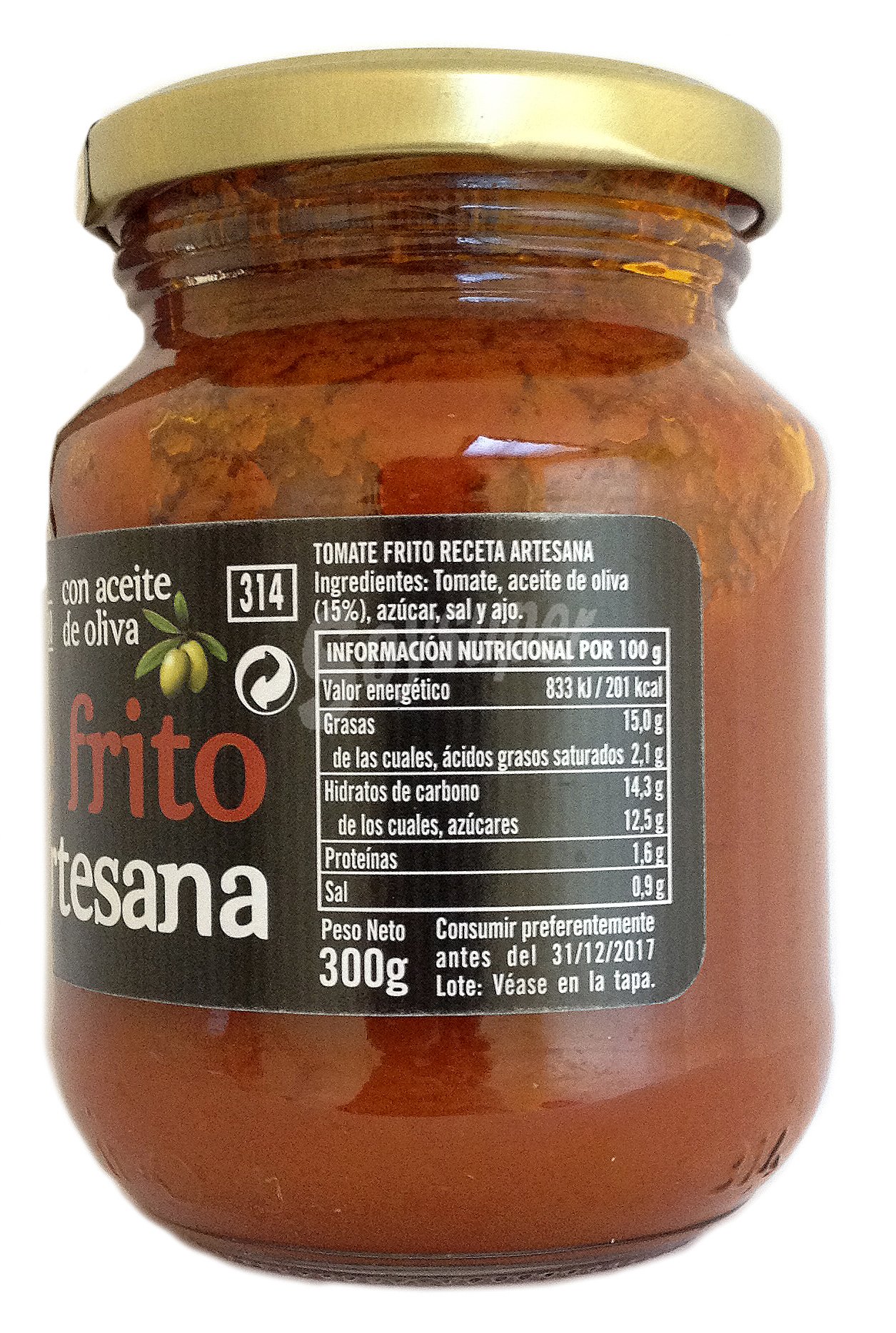 Tomate frito aceite oliva receta artesana