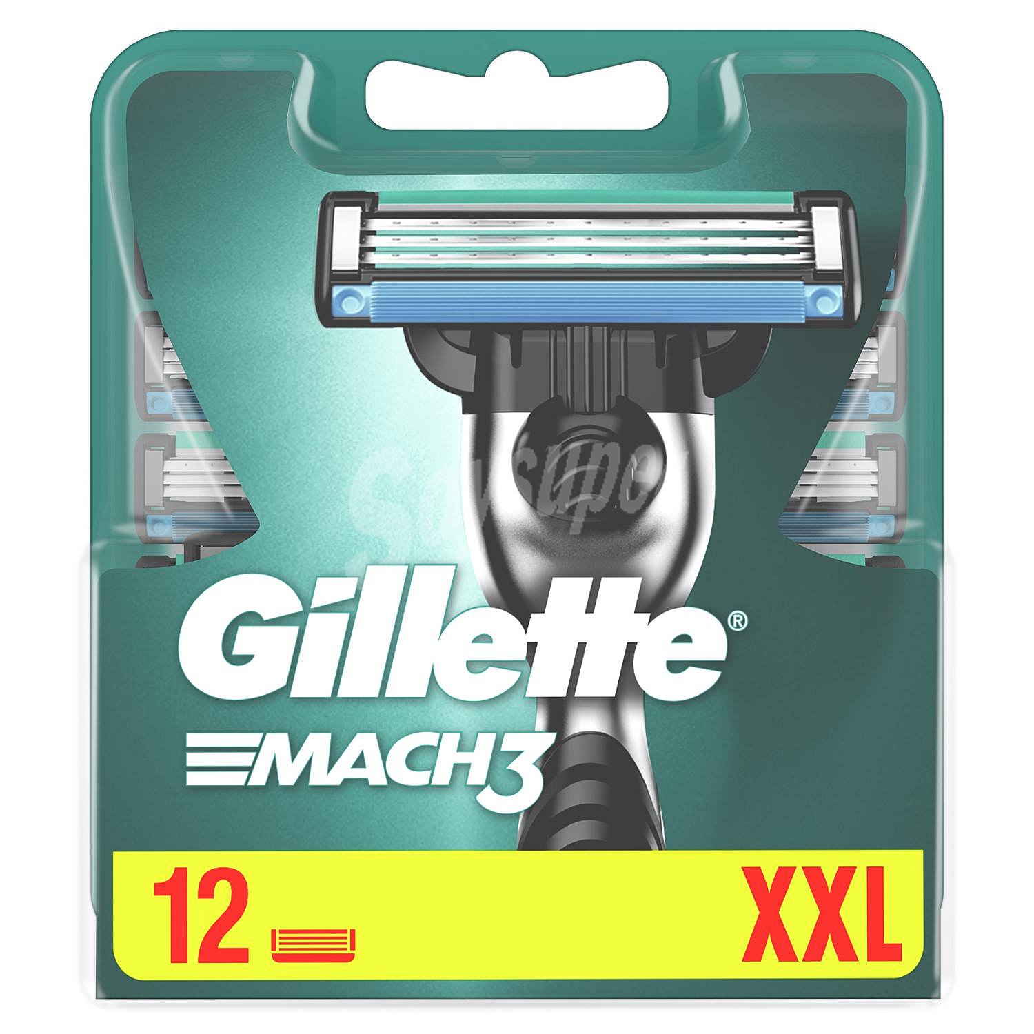 Recambios maquinilla Mach3 XXL Gillette