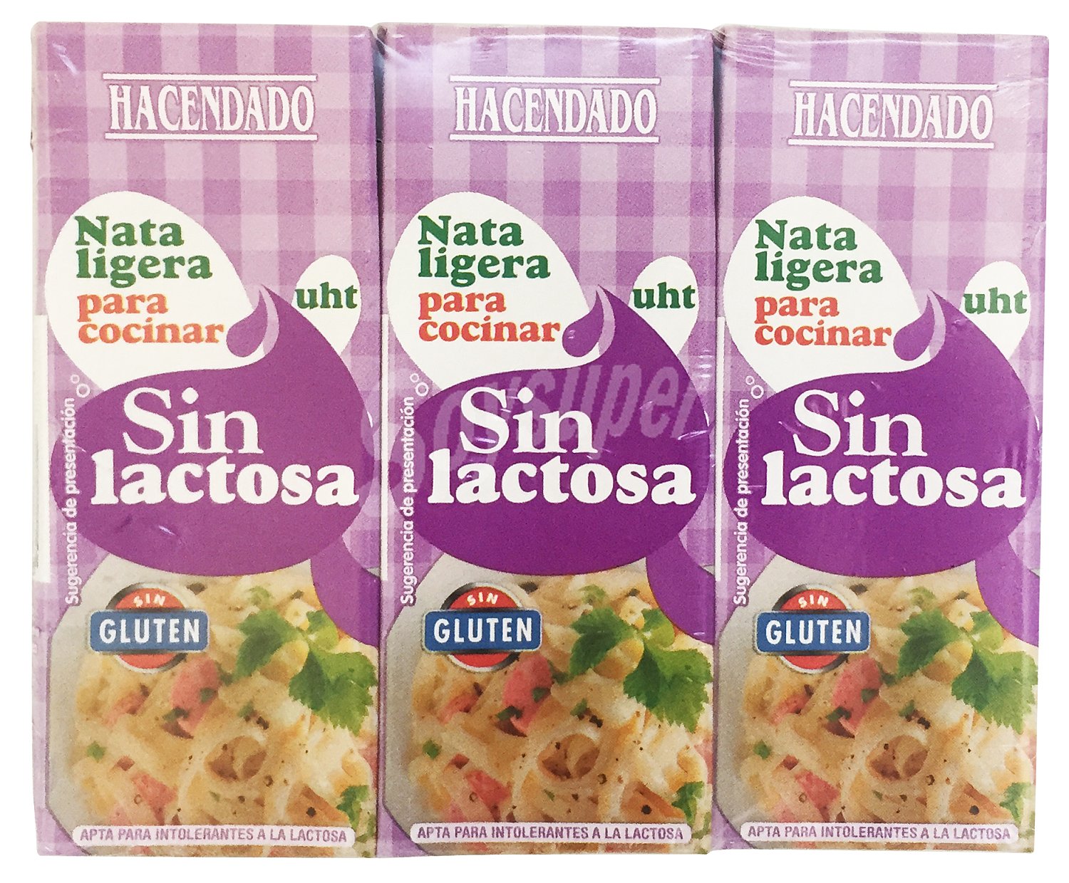 Nata para cocinar ligera sin lactosa