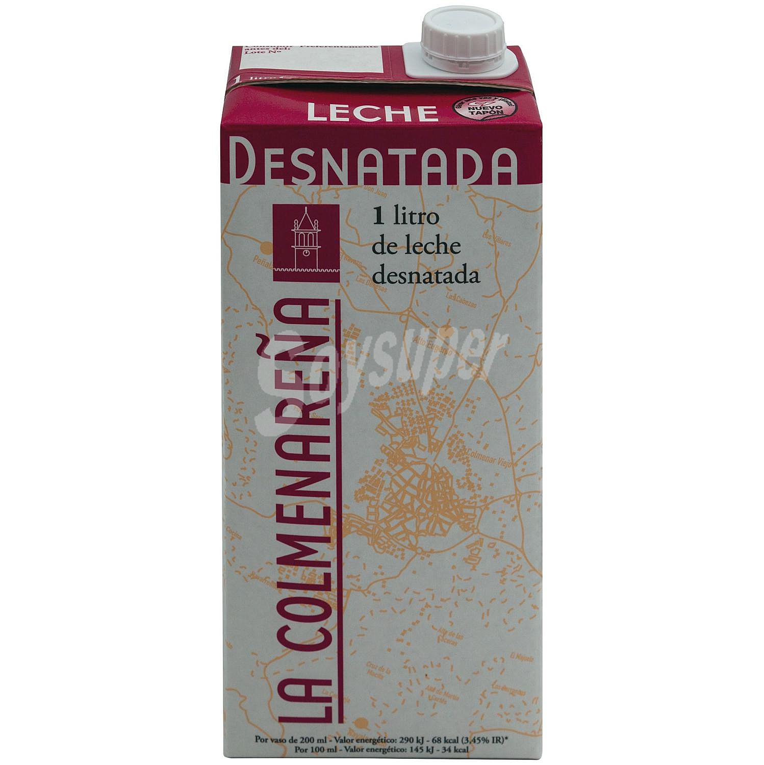 Leche desnatada