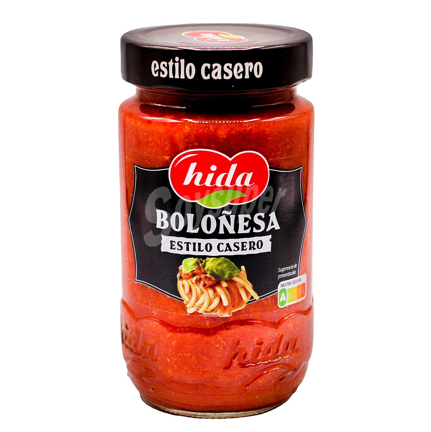 Salsa Boloñesa Hida tarro sin gluten