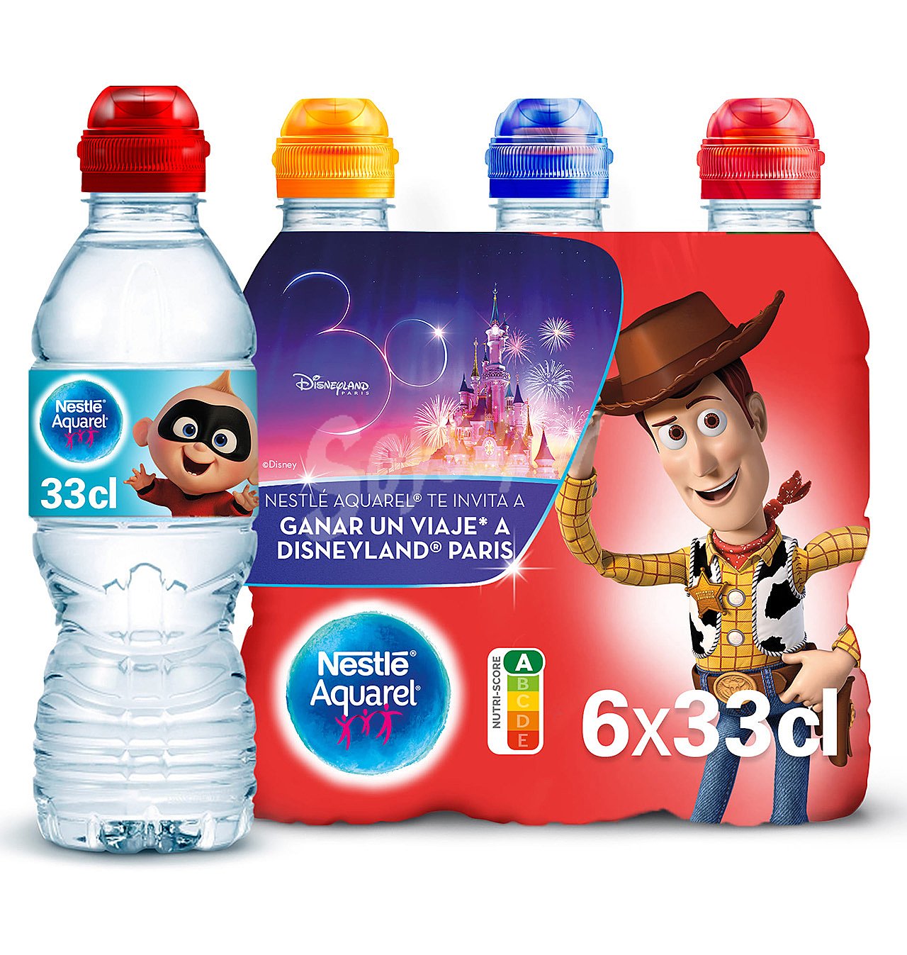 Agua mineral natural (tapón especial niños)