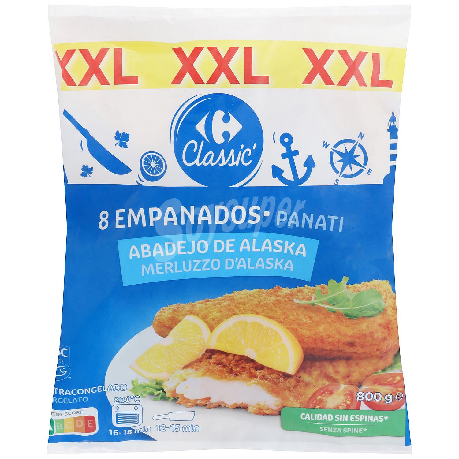 Filete de abadejo empanados XXL Classic´ Carrefour