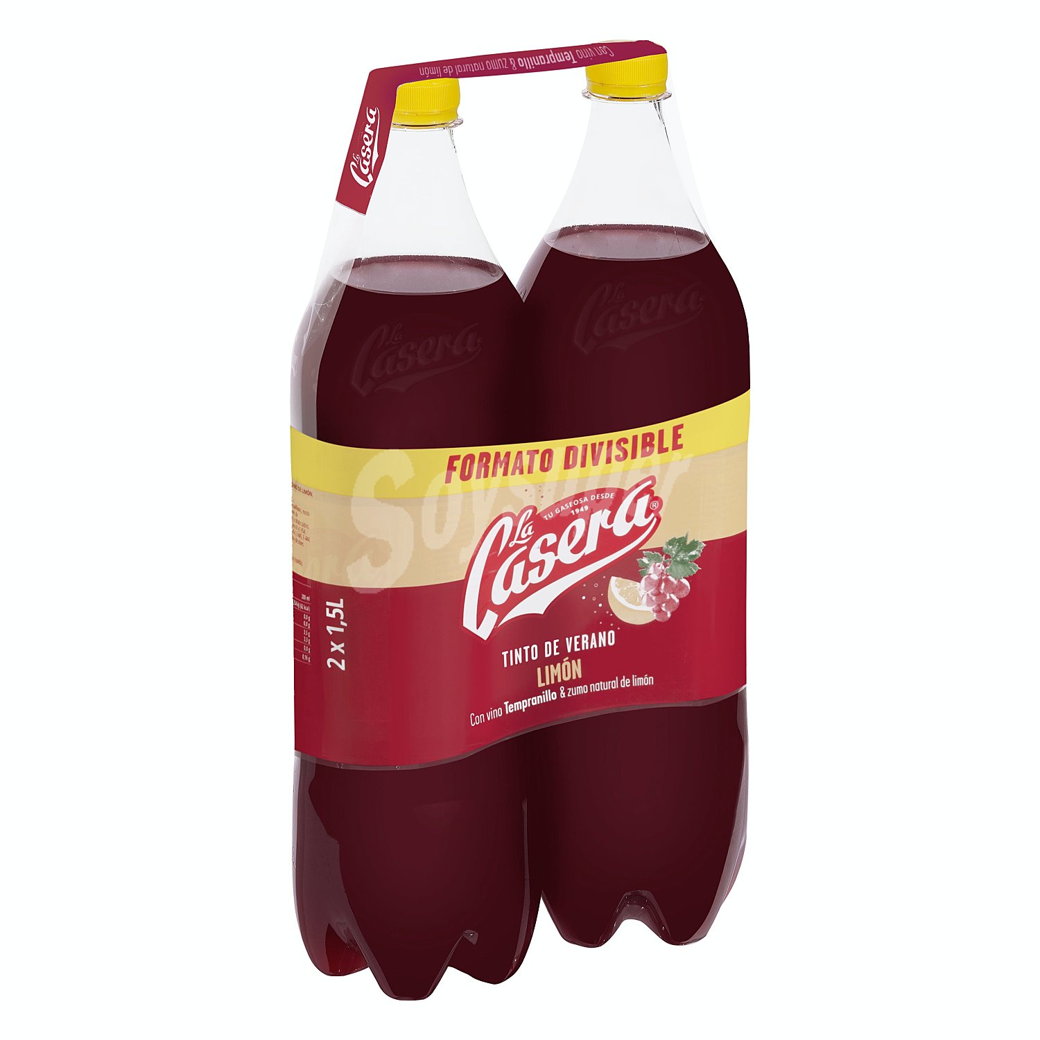 Tinto de verano sabor limón