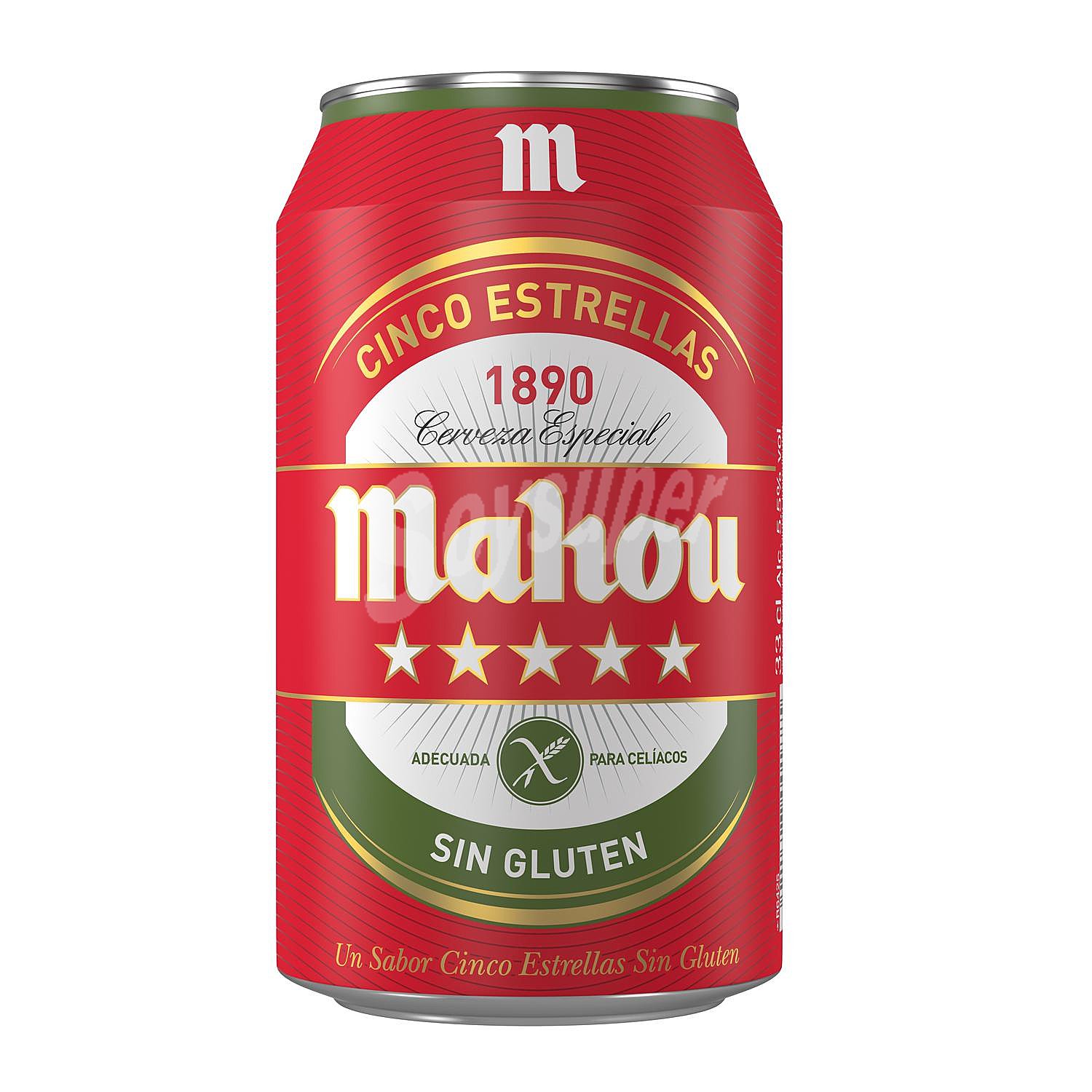 Cerveza sin gluten mahou