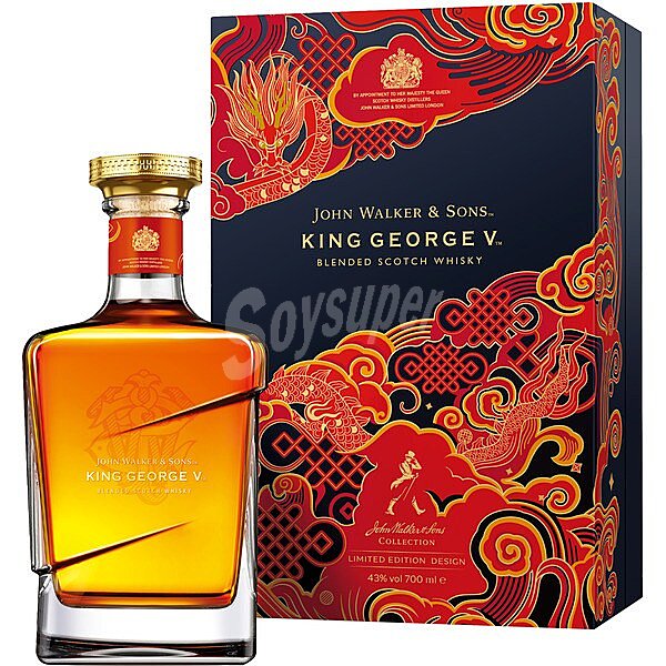 King George V whisky escocés blended Ed. China botella 70 cl