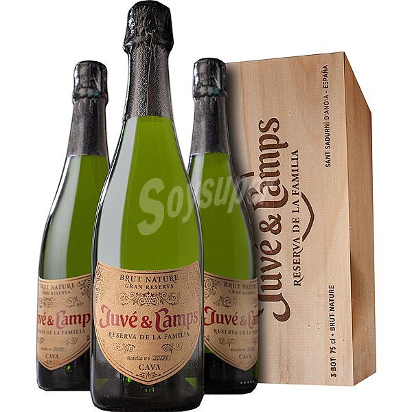 Reserva de la Familia cava brut nature gran reserva Caja 3 botellas 75 cl