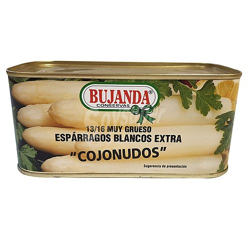 Bujanda Espárragos blanco extra 13/16 piezas bujanda