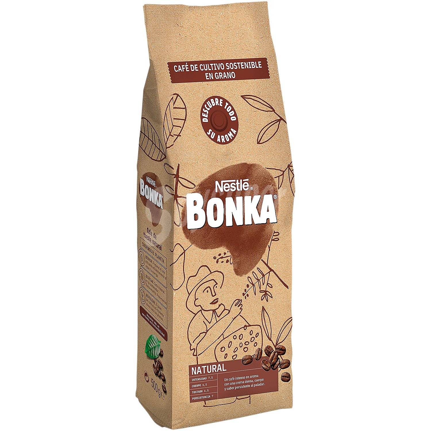 Bonka Café en grano natural bonka de nestlé