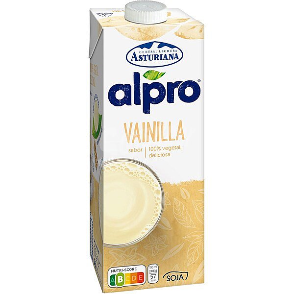 Batido de soja con sabor a vainilla