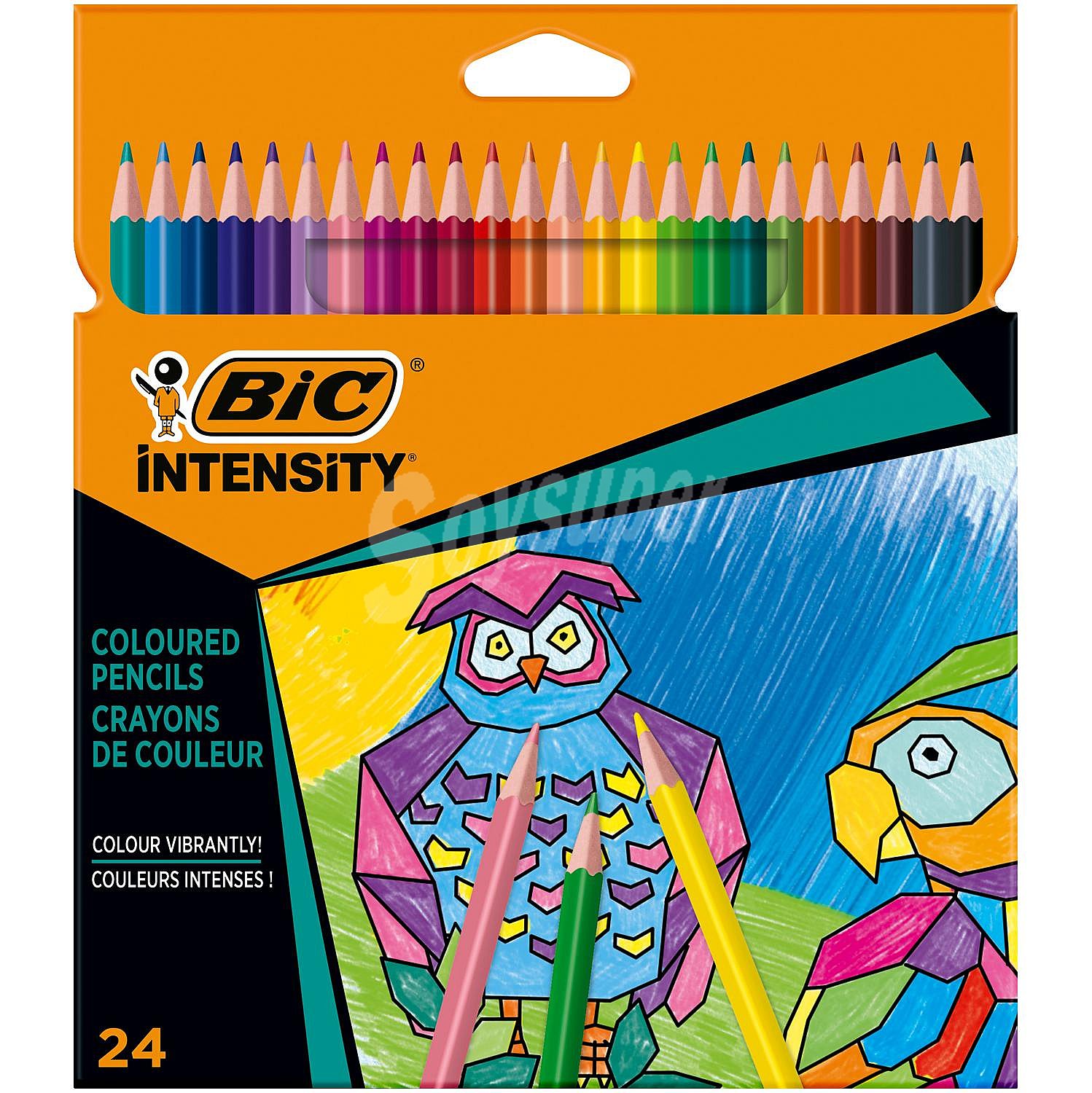 Lápices de Colores BIC Intensity Surtidos