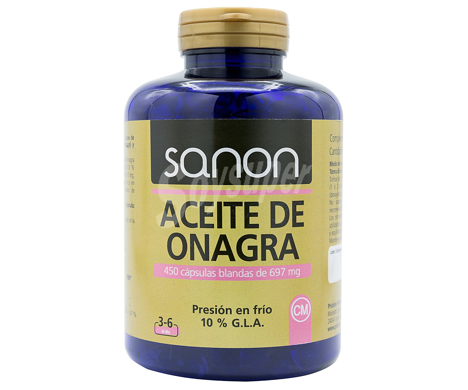 Sanon Complemento alimenticio a base de aceites vegetales y vitaminas sanon ápsulas