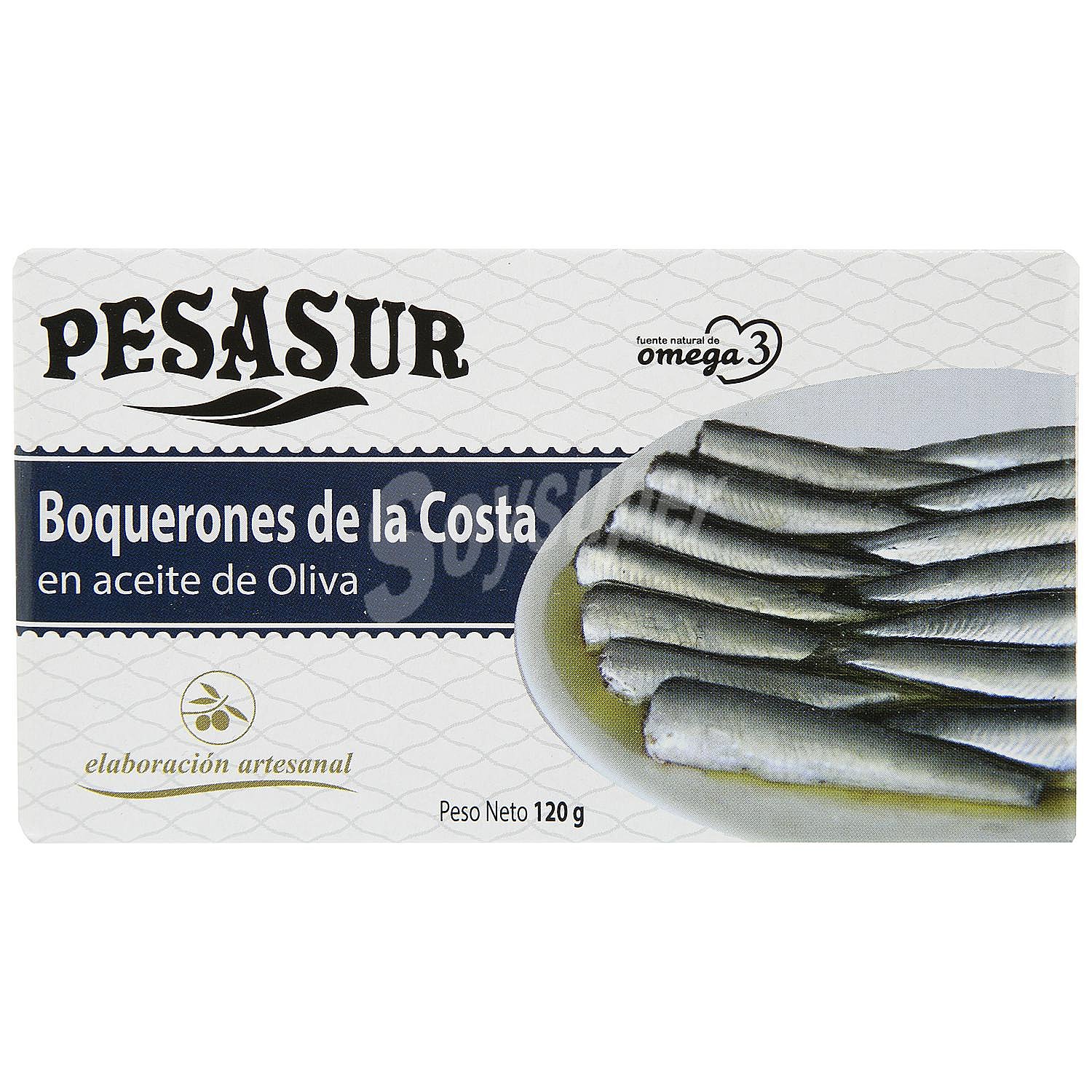 Boquerones en aceite de oliva Pesasur