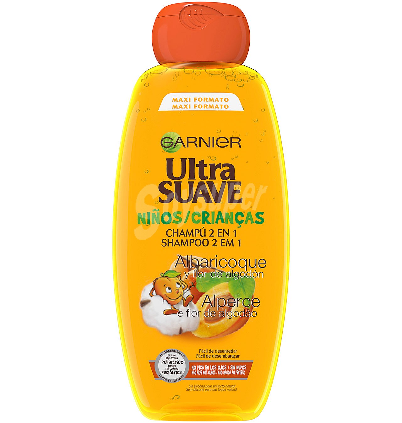 Champú ultra suave 2 en 1 niños