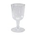 s de vino con glitter en color plata, reutilizables de 0,1 litros, actuel