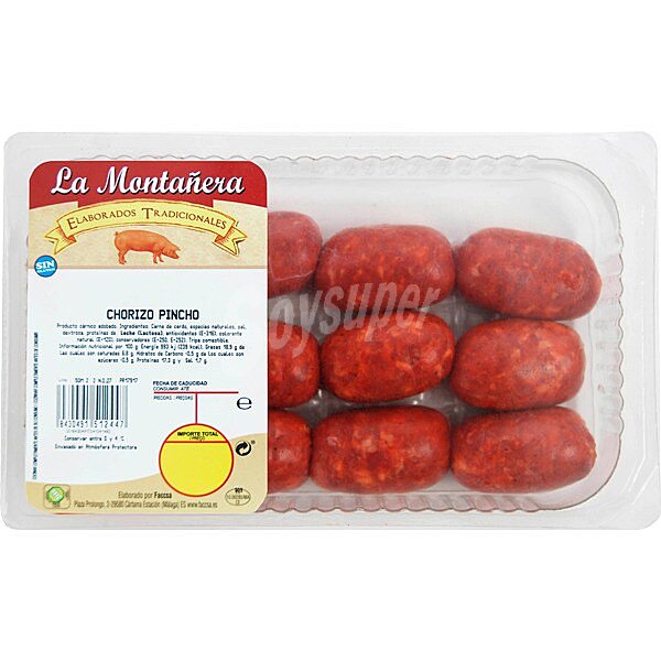 Chorizos para pincho