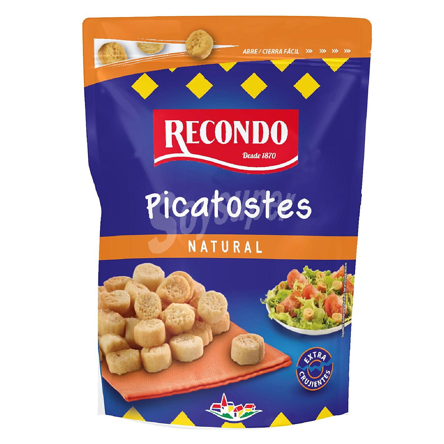 Picatostes tostados naturales