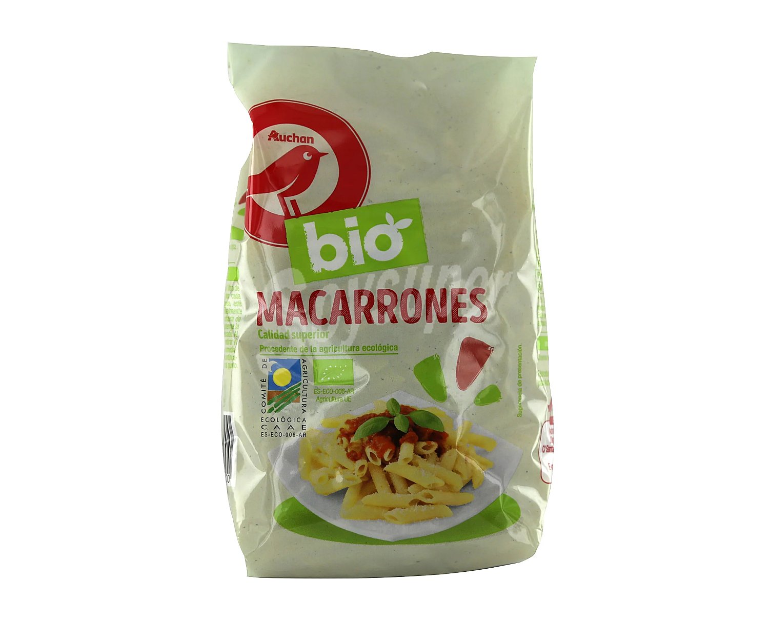 Macarrones ecológico