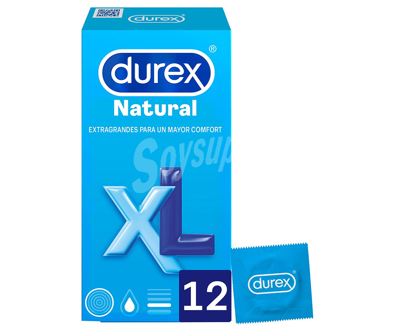 Preservativos Natural XL forma Easy On extragrandes