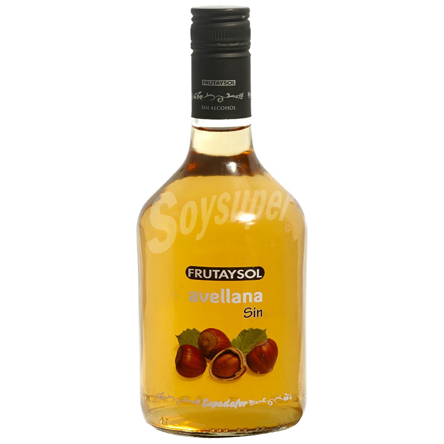 Licor de avellana Frutaysol sin alcohol