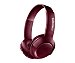 Auriculares tipo diadema inalámbricos, Bluetooth, micrófono, color rojo SHB3075RD/00