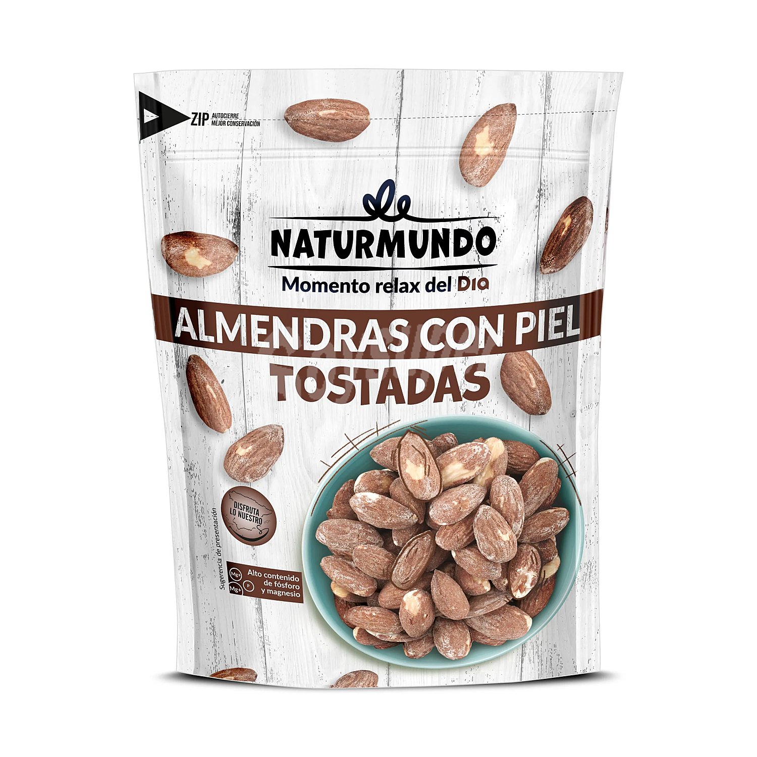 Almendras con piel tostadas Naturmundo