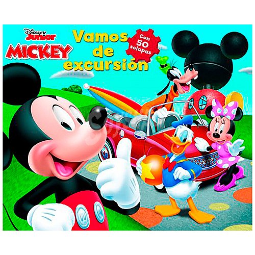 Mickey: Vamos de excursión, VV. AA. Género: ifantil, preescolar. Editorial Disney.