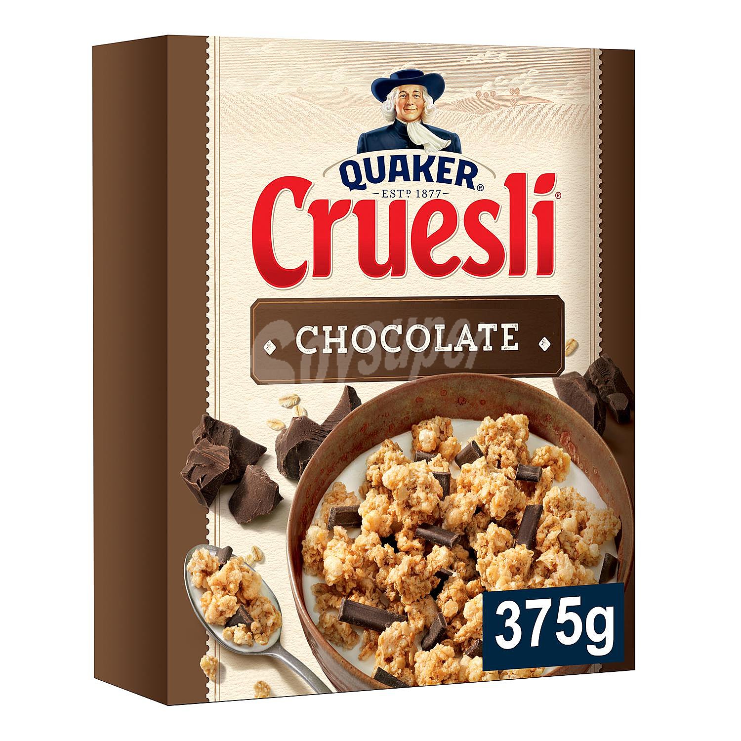 Cereales muesli con chocolate Cruesli quaker