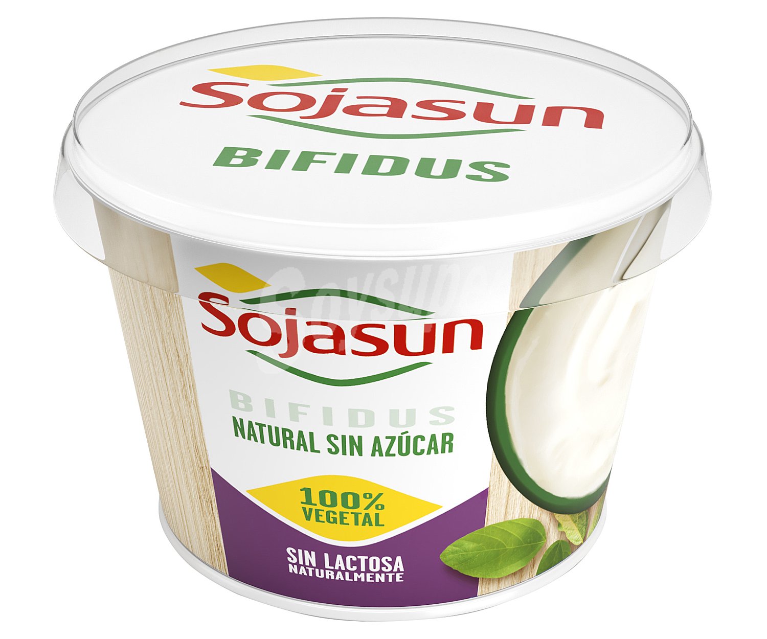 Especilidad de soja (100% vegetal) con bífidus y sabor natural sin azúcar