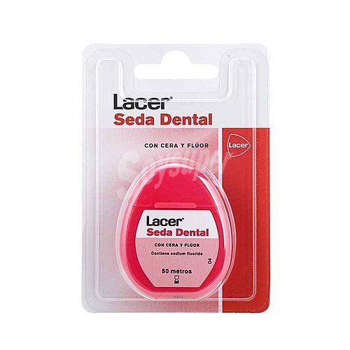 Seda dental con cera-fluor