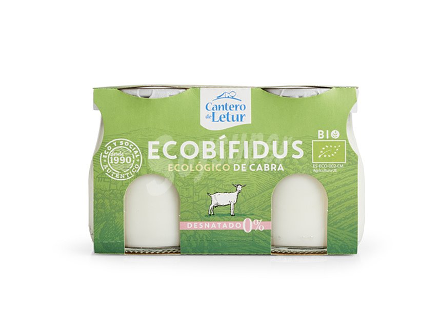 Ecobífidus natural desnatado de cabra ecológico