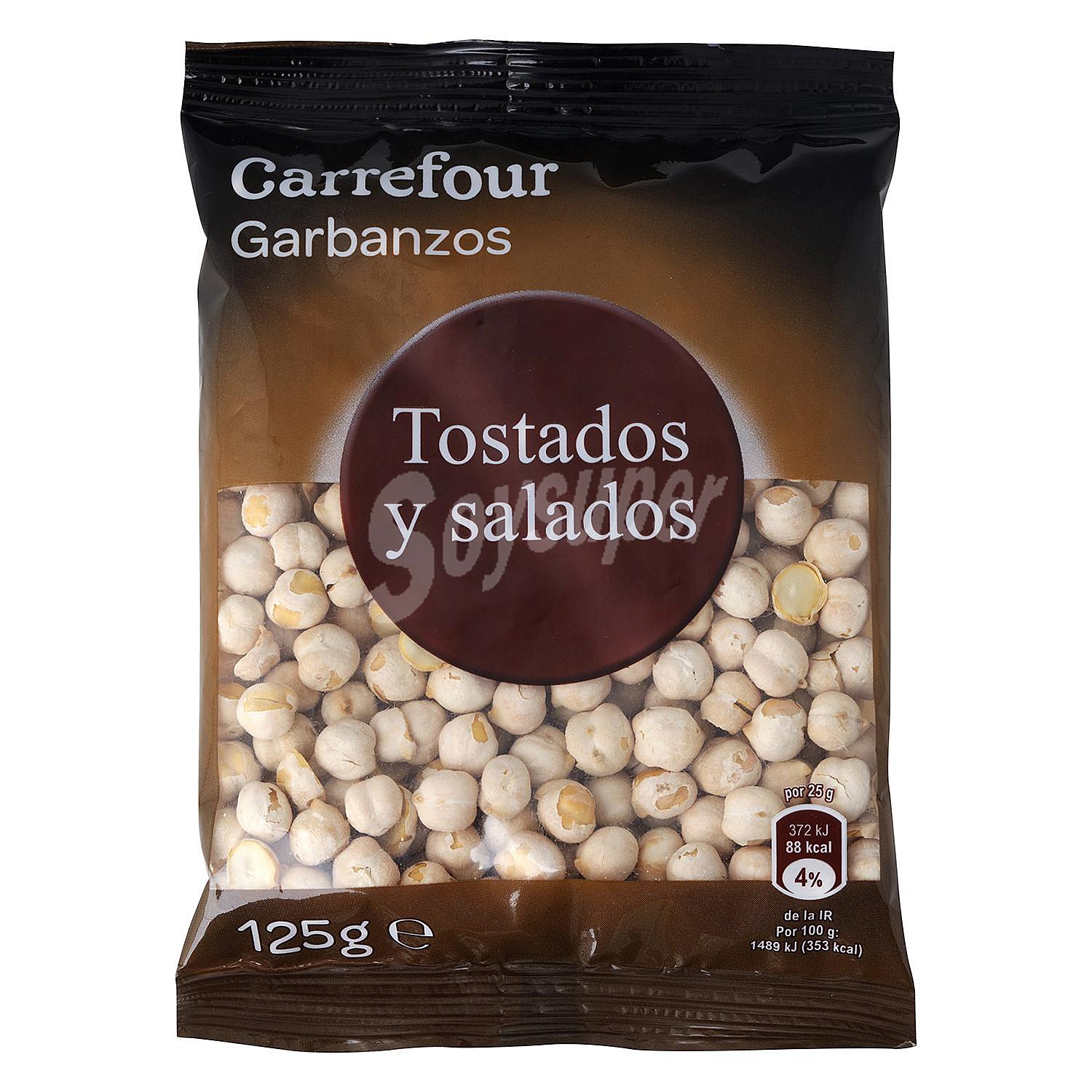 Garbanzos tostados y salados Carrefour