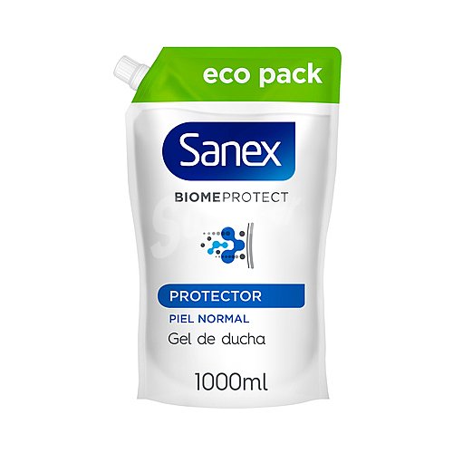 Sanex Biomeprotect dermo Gel de ducha o baño probiótico, para piel normal recambio