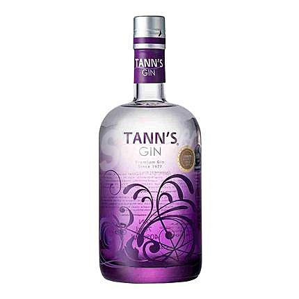 Ginebra inglesa premium tipo London dry gin tann´s