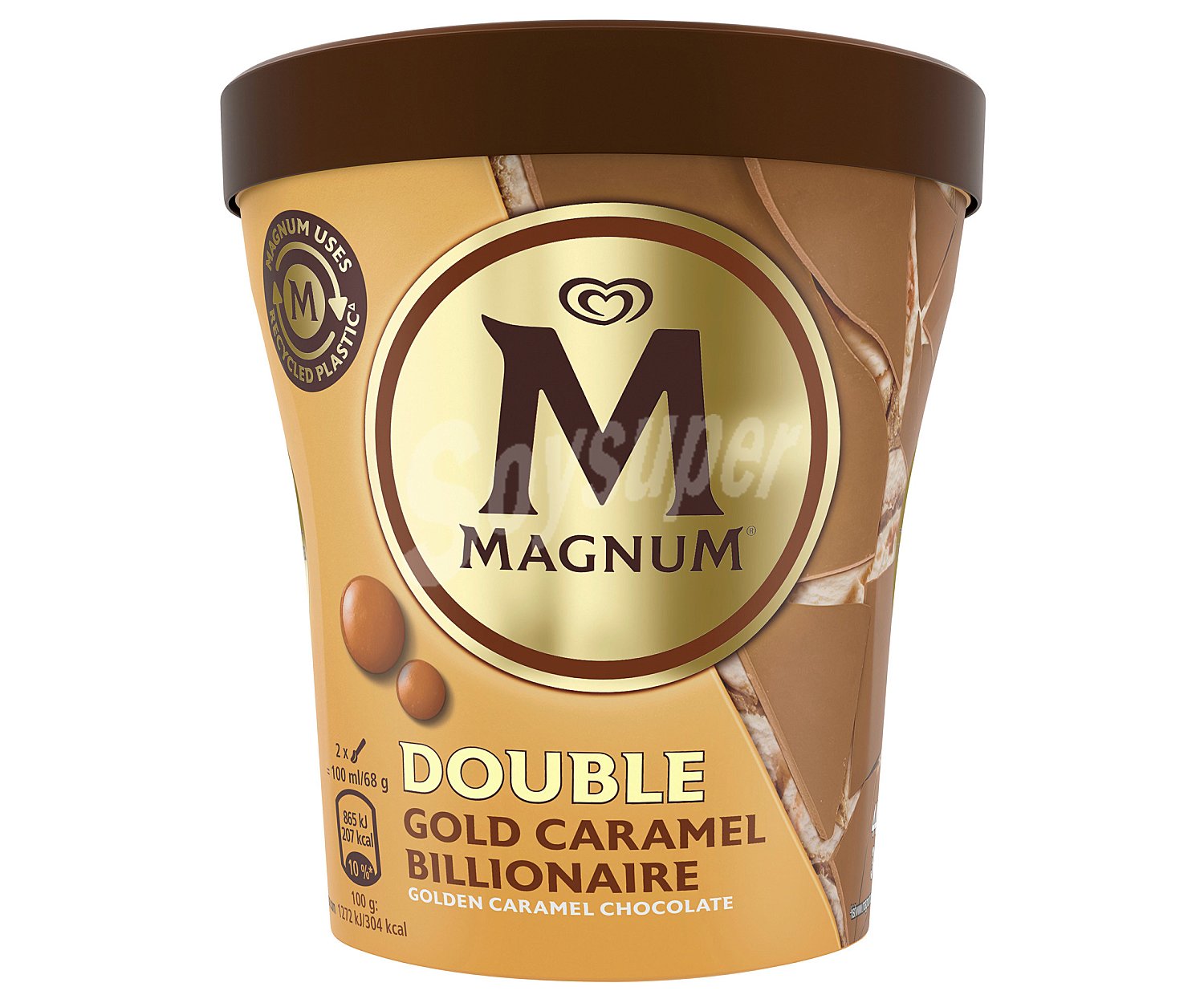 Magnum Tarrina de helado sabor a galleta con nueces de Pecán y caramelo con un toque de canela magnum Double