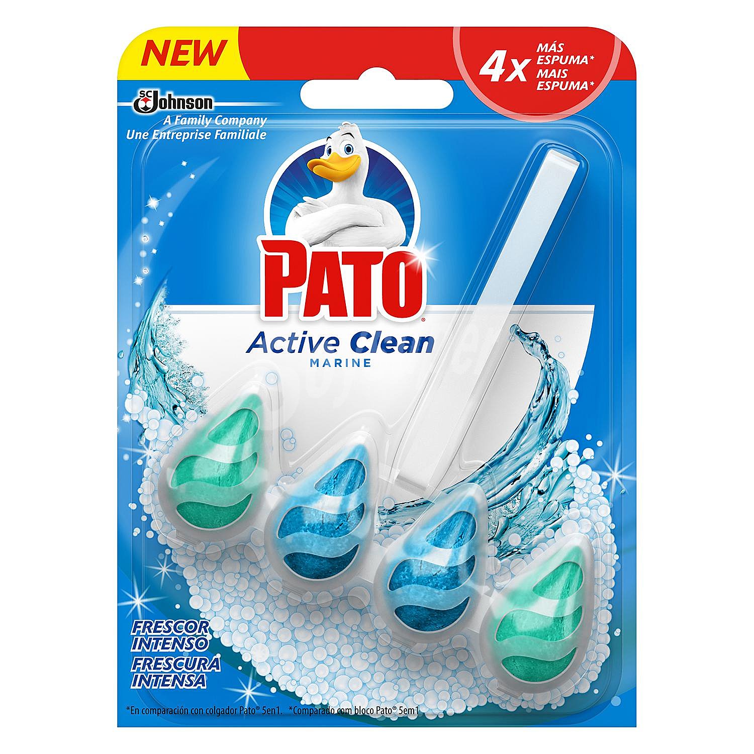 Pastillas WC Active Clean Marine