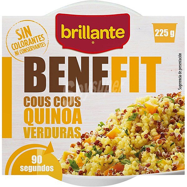 Cous cous, quinoa y verdura Benefit