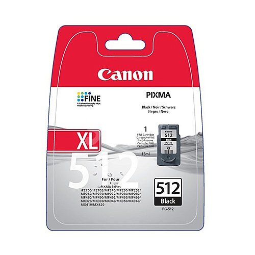 Cartucho de Tinta Canon PG512 - Negro