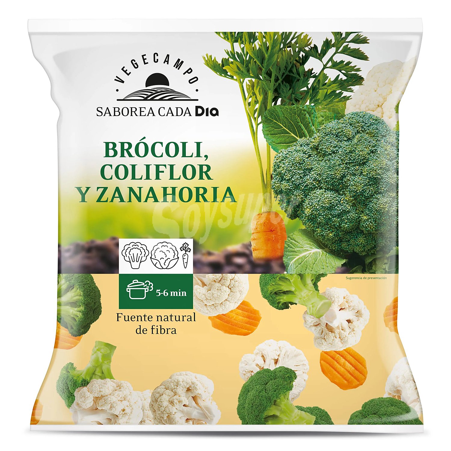 Brócoli, coliflor y zanahoria Vegecampo