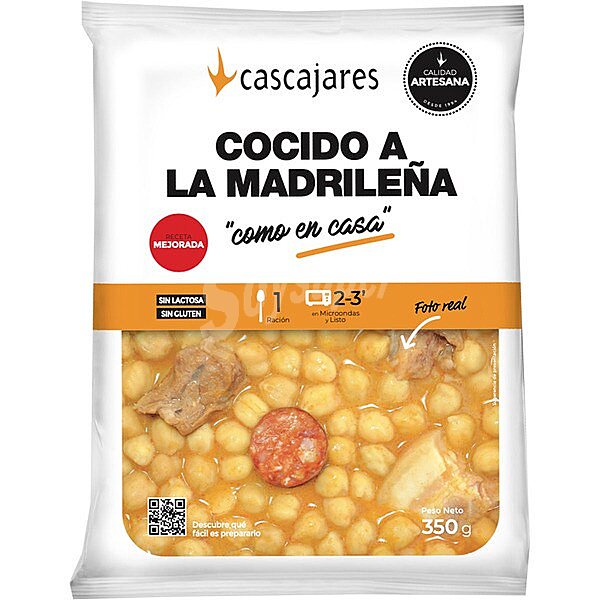 Cocido a la madrileña 1 ración