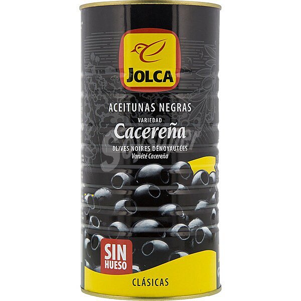 Aceitunas negras sin hueso variedad Cacereña