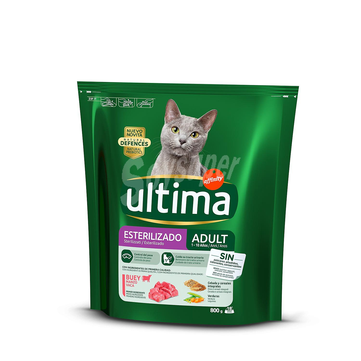 Alimento para gatos esterilizados