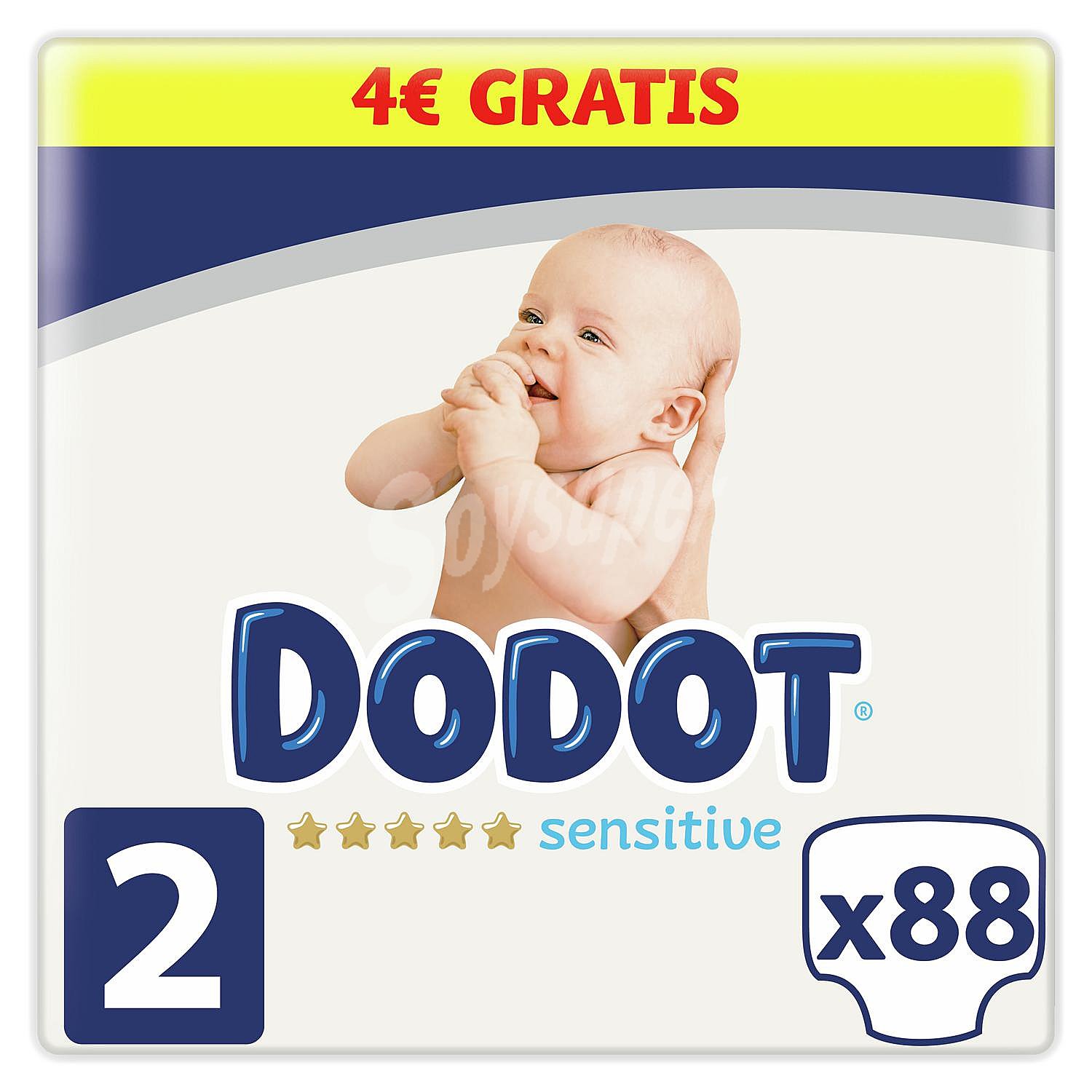 Pañales Dodot Sensitive T2 (4-8 kg)