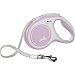 New Comfort correa extensible para perros rosa y blanca talla S 5 M